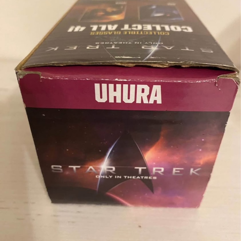 Star Trek Uhura. Brand new Star Trek plastic glass.